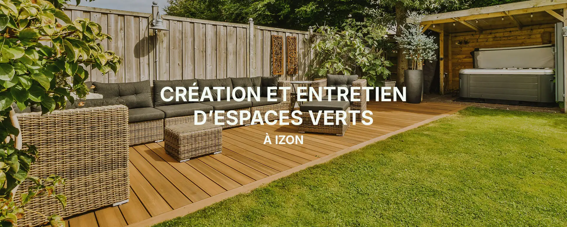Entretien et aménagement paysager à Izon
